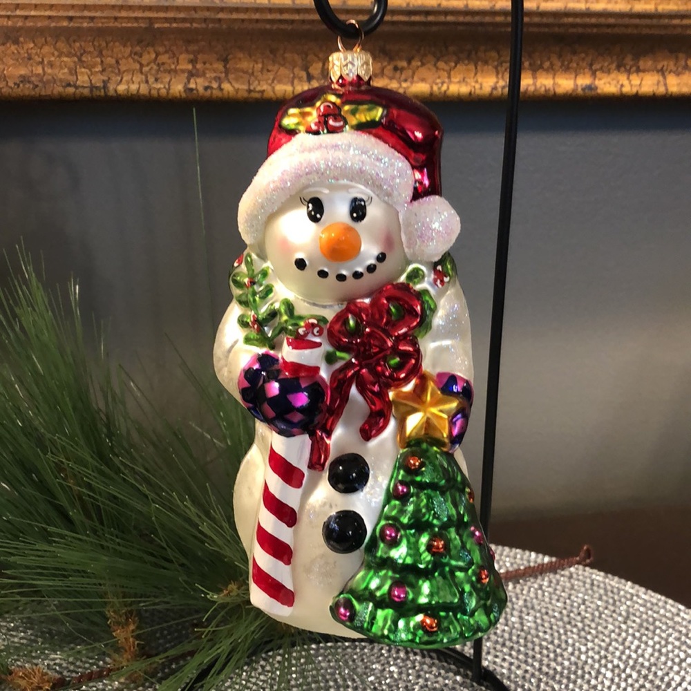 Christopher Radko: “Girl Snowman” Ornament - Rare
